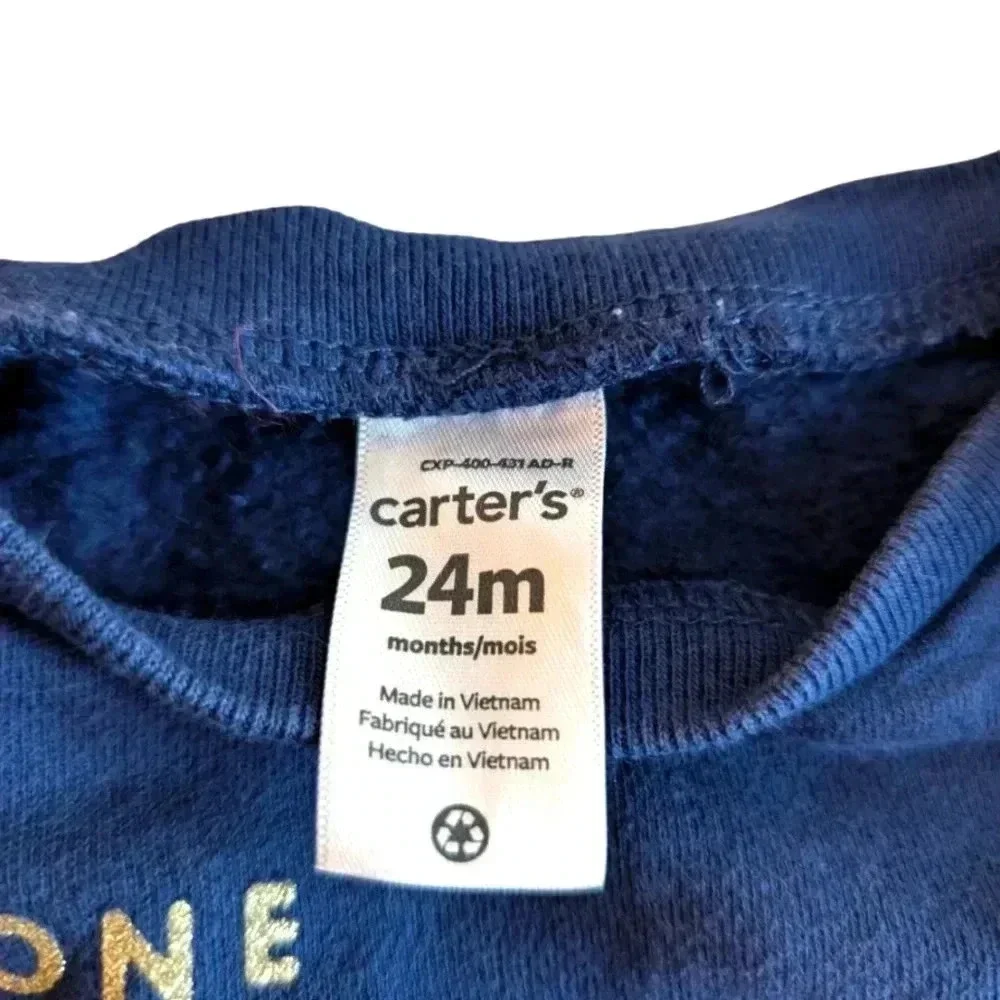 Carter's Girls Unicorn Sweatshirt 